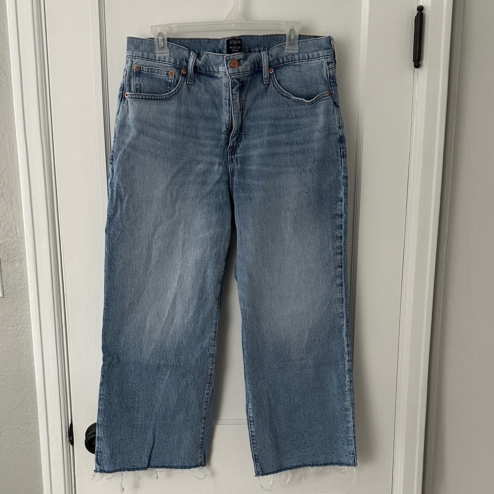 JCrew Wide Leg Crop Jean
